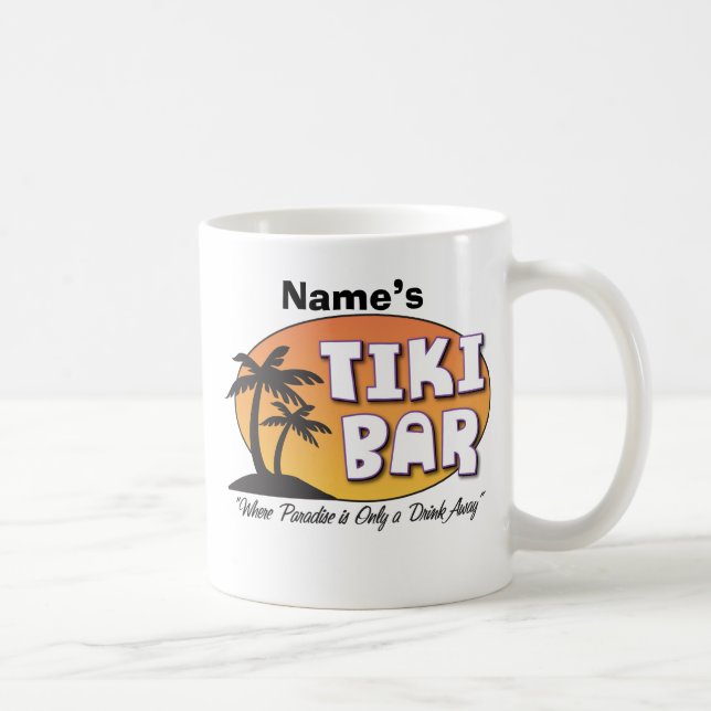 Taza De Café Tiki Bar Mug (Derecha)
