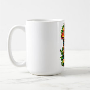 Taza de café Tiki Corona de Palma Dorada