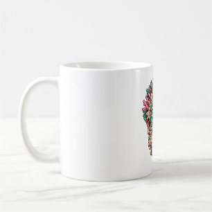 Taza de café Tiki de coral rosa
