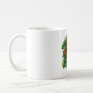 Taza de café Tiki de helecho esmeralda