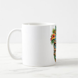 Taza de café Tiki Flor de Espuma de Mar
