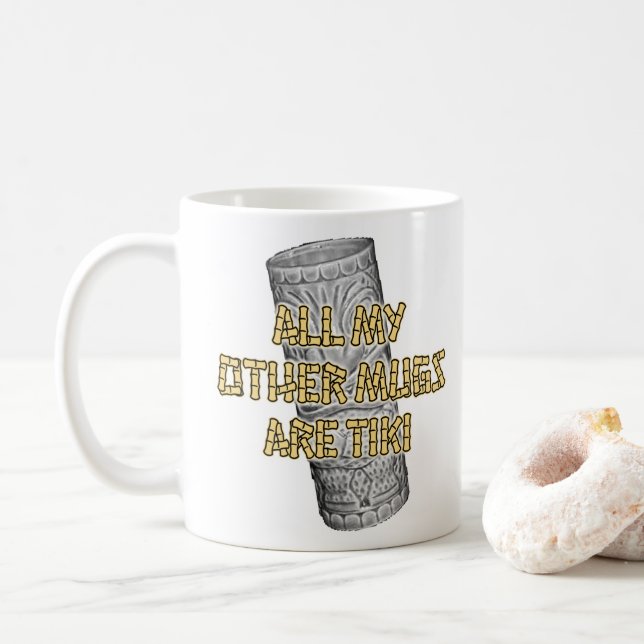 Taza De Café Tiki Mug 4 (Con donut)