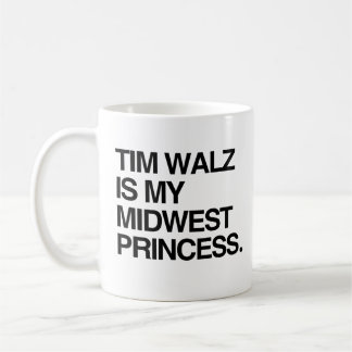 Taza De Café Tim Walz es mi princesa de medio oeste