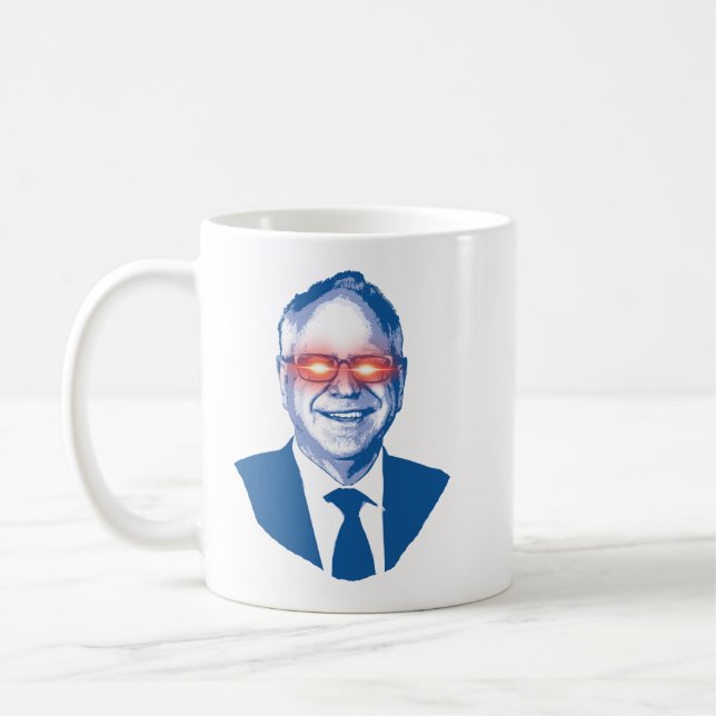 Taza De Café Tim Walz Fan Club (Izquierda)