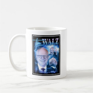 Taza De Café Tim Walz Retro 90