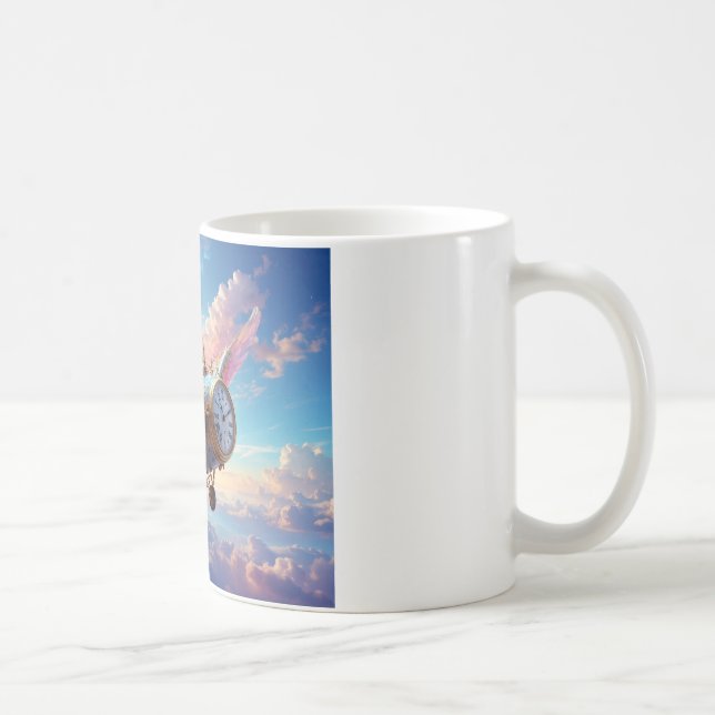 Taza De Café Time Flies Coffee Mug (Derecha)