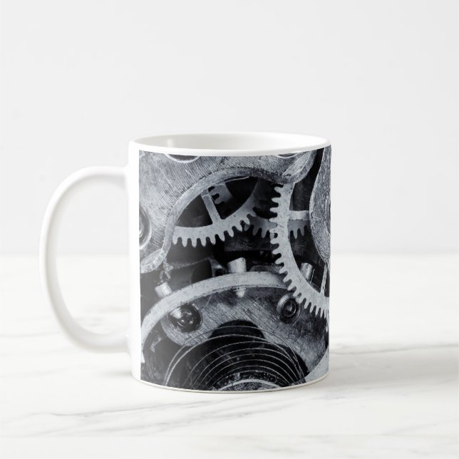 Taza De Café Time Piece Mechanics Coffee Mug (Izquierda)
