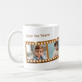 Taza De Café Timeline Brown, una película antigua personalizada