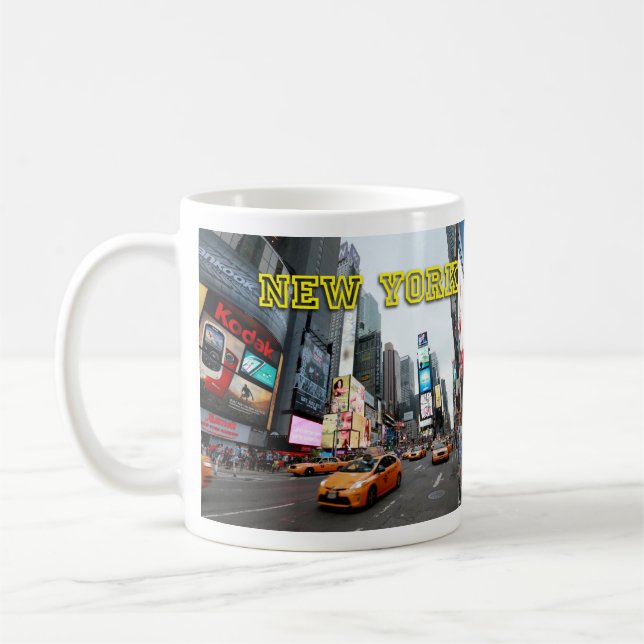 Taza De Café Times Square New York City USA (Izquierda)