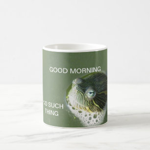 Taza de café tímida de la tortuga