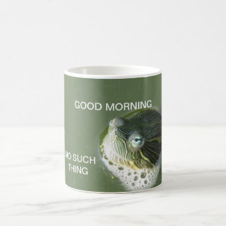 Taza de café tímida de la tortuga