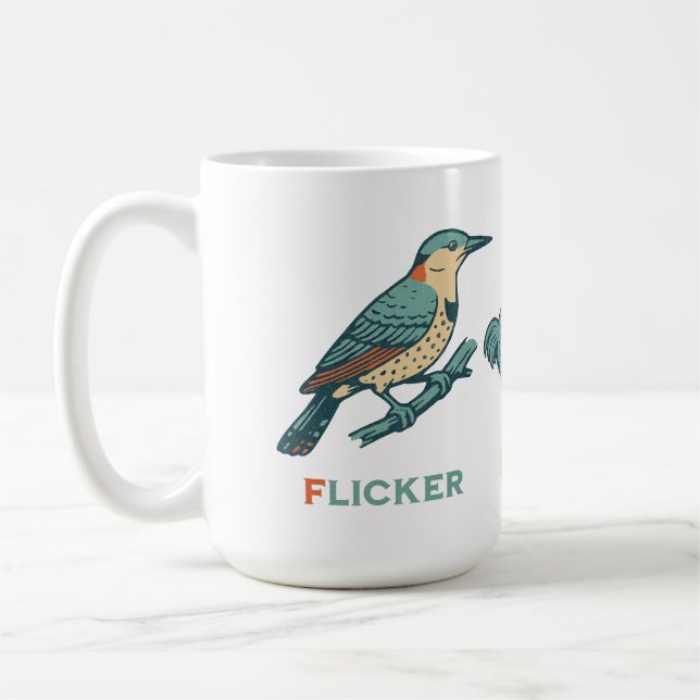 Taza De Café Timortero parpadeante anti Trump Bird Dodo (Izquierda)
