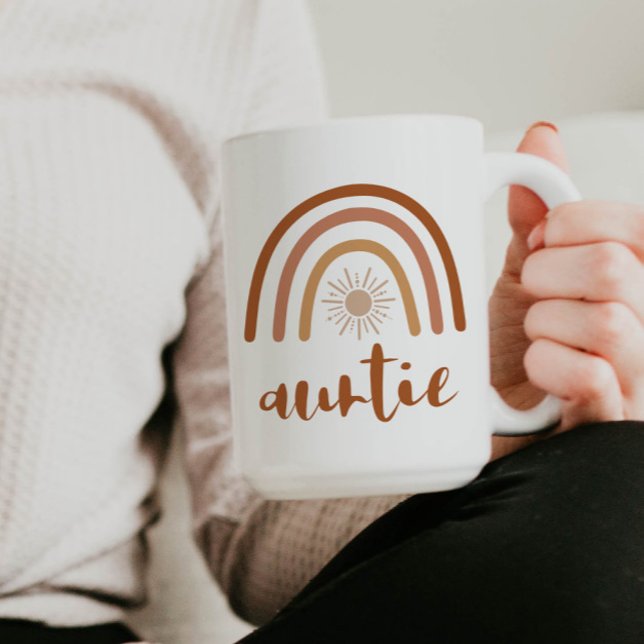 Taza De Café TINLEY Naranja bohemia quemada tía sol arcoiris (Subido por el creador)