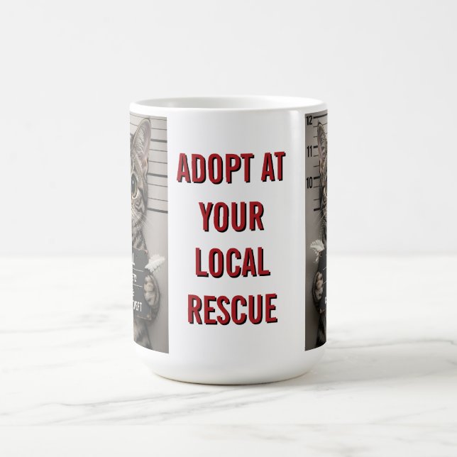 Taza De Café Tinsel the Christmas Kitten (Centro)