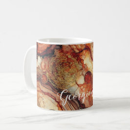 Taza De Café Tinta alcohólica otoñal personalizada de la calaba