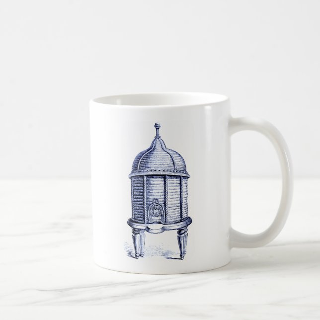 Taza De Café Tinta azul de Beehive vintage (Derecha)