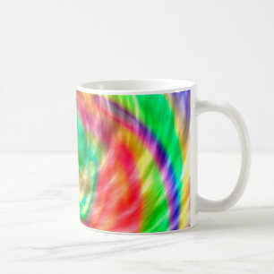 Taza De Café Tinte espiral Vibes Tie Dye