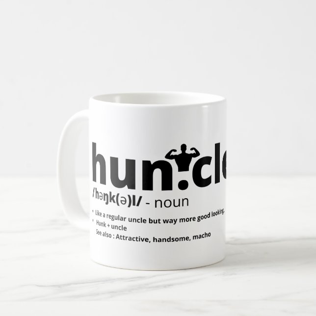 TAZA DE CAFÉ TÍO COMO REGULAR MUCHO MÁS GUAPO  (Anverso izquierdo)