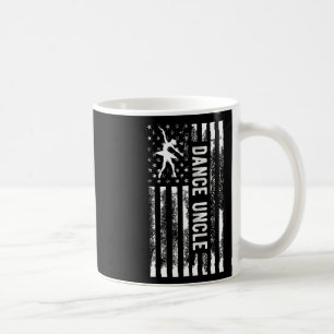 Taza De Café Tío De Baile De Una Bailarina Tío Bandera Estadoun
