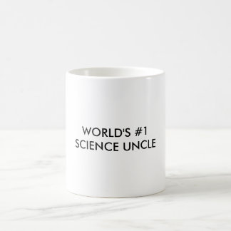 TAZA DE CAFÉ TÍO DE LA CIENCIA DEL #1 DEL MUNDO