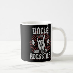 Taza De Café Tío del roquero del cumpleaños coincidente Rocker