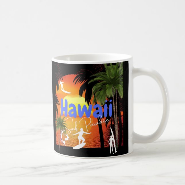 Taza De Café Tío del surf de Hawái (Derecha)