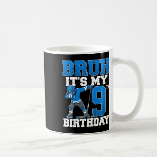 Taza De Café Tío Es Mi Cumpleaños Número 9 Hockey Sobre Hielo 9