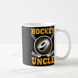 Taza De Café Tío Hockey Familia Deportes Entrenador Jugador Día