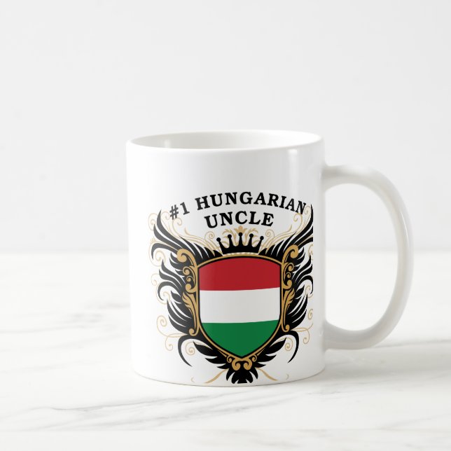 Taza De Café Tío húngaro del número uno (Derecha)