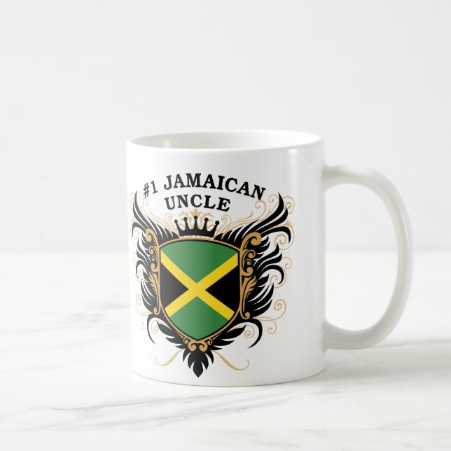 Taza De Café Tío jamaicano del número uno (Derecha)