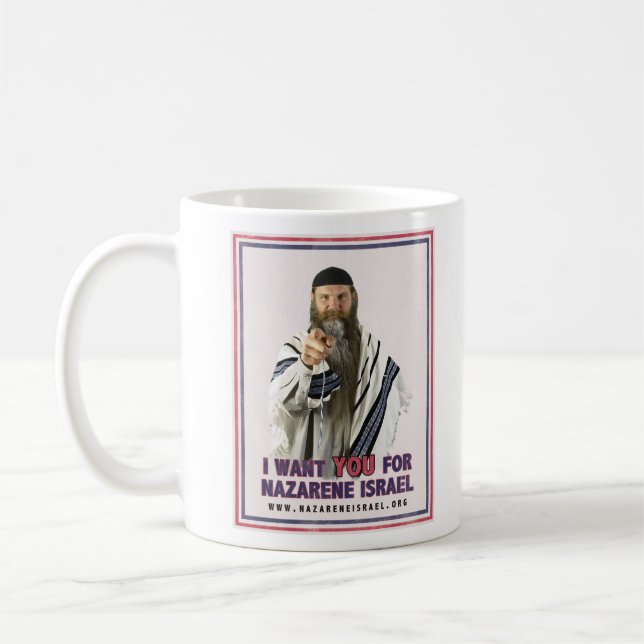 Taza De Café Tío norman Mug de Israel del Nazarene (Izquierda)