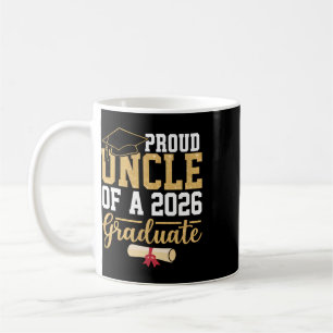 Taza De Café Tío Orgulloso De Un Graduado 2026 Senior Cl De 202