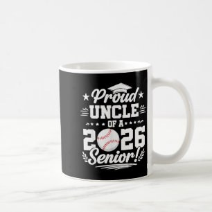 Taza De Café Tío orgulloso de un graduado de béisbol de último