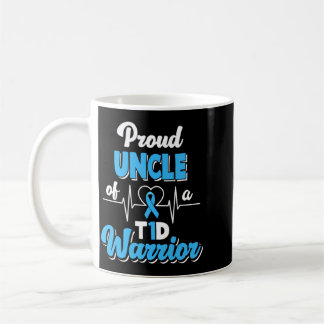 Taza De Café Tío Orgulloso de un Guerrero T1d Diabético Hombre