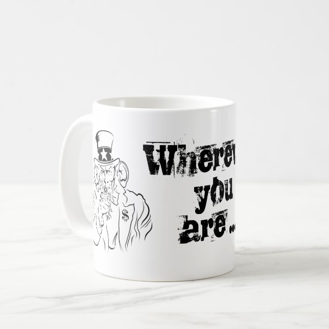 Taza De Café Tío Sam (Anverso izquierdo)