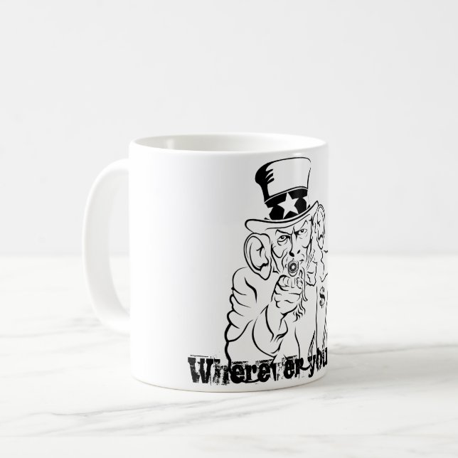 Taza De Café Tío SAM (Anverso izquierdo)