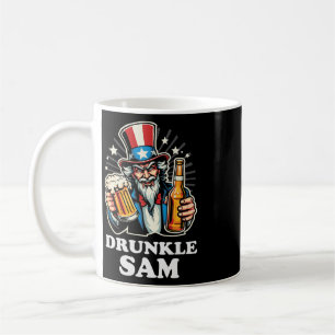 Taza De Café Tío Sam Borracho Divertido 4 De Julio Tío Sam Con