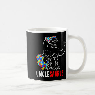 Taza De Café Tío T Rex Dinosaurio Conciencia del Autismo Tío 