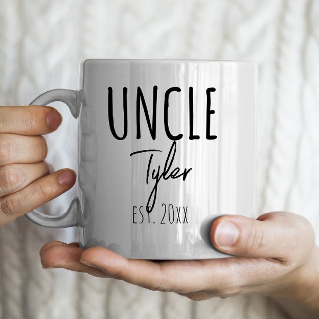 Taza De Café Tío y Este Personalizado. Año (Subido por el creador)