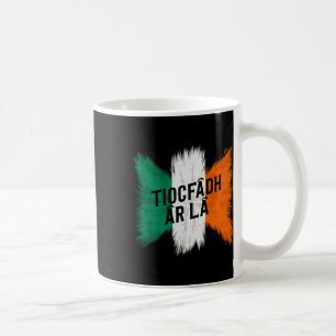 Taza De Café Tiocfaidh Ar La Vintage Irlanda Bandera irlandesa
