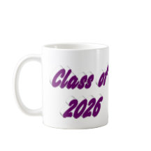Tipeografía púrpura de graduación de la promoción 