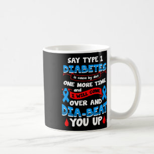 Taza De Café Tipo 1 Conciencia sobre la diabetes 1