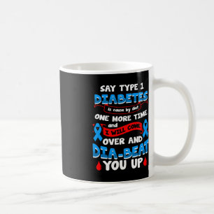 Taza De Café Tipo 1 Conciencia sobre la diabetes 1