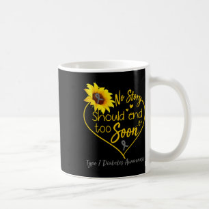 Taza De Café Tipo 1 Conciencia sobre la diabetes No debería ter