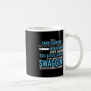 Taza De Café Tipo 1 Diabetes Mamá Diversión T1D Sensibilización