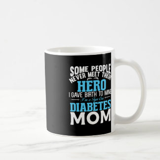 Taza De Café Tipo 1 Diabetes Mamá Madre T1D Conciencia Diabétic