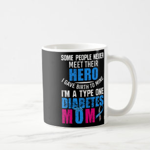 Taza De Café Tipo 1 Diabetes Mamá Madre T1d Conciencia sobre la