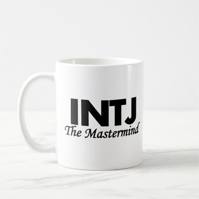 Taza De Café Tipo de personalidad el INTJ| el genio (Izquierda)