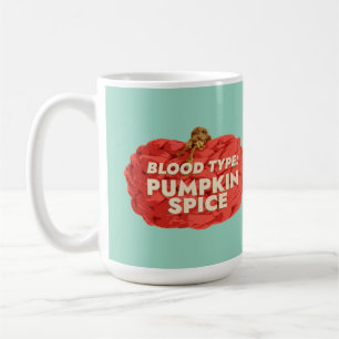 Taza De Café Tipo de sangre: Café con especias de calabaza