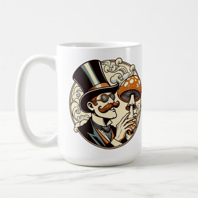 Taza De Café tipo hongo (Izquierda)
